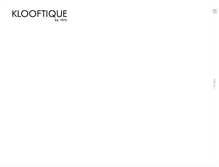 Tablet Screenshot of klooftique.com